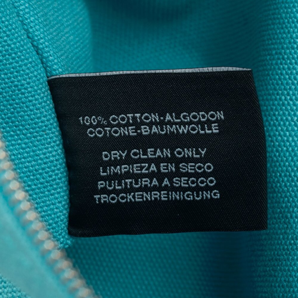 Hermes Flat Yachting GM Blue Logo Toile Pouch - Picture 11 of 11